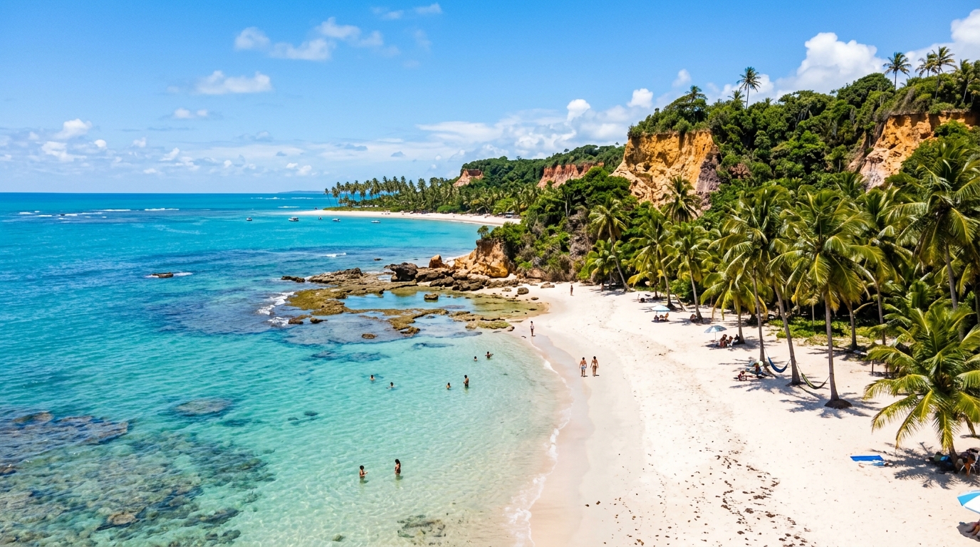 Praia de Monte Cristo e Falésias